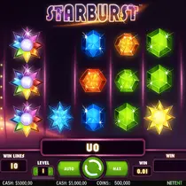 Instasino - Starburst Slot Game by NetEnt