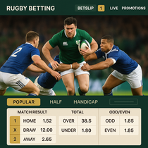 Instasino - Rugby Sports Betting Competitive Odds