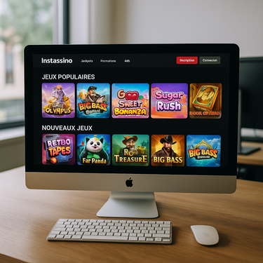 Instasino - Design Intuitif - Interface Moderne Casino
